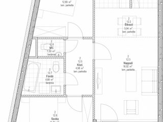 Eladó 71 m²-estársasházi lakás VIII. Kerület (Századosnegyed) , Százados út: 117'920'000 Ft
