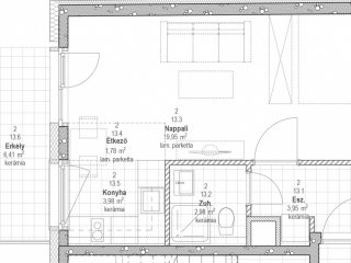 Eladó 36 m²-estársasházi lakás VIII. Kerület (Századosnegyed) , Százados út: 70'140'000 Ft