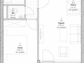 Eladó 52 m²-estársasházi lakás VIII. Kerület (Századosnegyed) , Százados út: 89'130'000 Ft