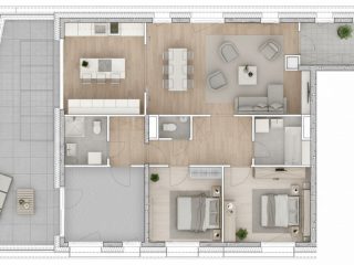 Eladó 125 m²-estársasházi lakás VIII. Kerület (Századosnegyed) , Százados út: 306'750'000 Ft