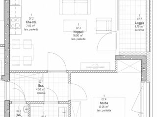 Eladó 50 m²-estársasházi lakás VIII. Kerület (Századosnegyed) , Százados út: 84'090'000 Ft
