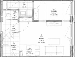 Eladó 37 m²-estársasházi lakás VIII. Kerület (Századosnegyed) , Százados út: 71'900'000 Ft