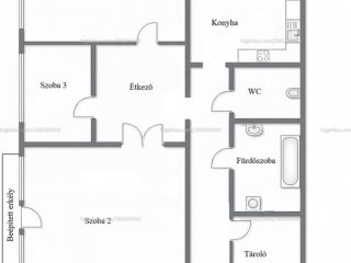 Eladó 72 m²-estársasházi lakás X. Kerület (Kőbánya) , Hungária krt környékén: 72'500'000 Ft