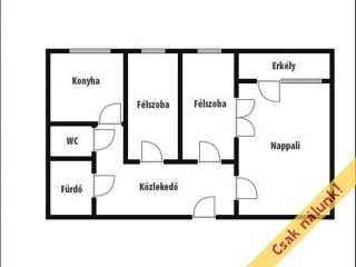 Eladó 53 m²-estársasházi lakás XI. Kerület (Albertfalva) , Sáfrány utca: 70'900'000 Ft