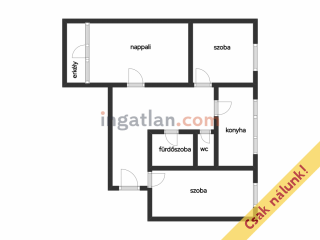 Eladó 62 m²-estársasházi lakás XI. Kerület (Kelenföld) , Andor utca: 82'500'000 Ft