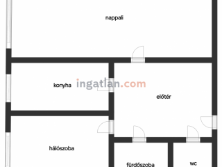 Eladó 51 m²-estársasházi lakás XI. Kerület (Kelenföld) , Etele út: 80'990'000 Ft