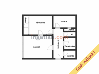 Eladó 50 m²-estársasházi lakás XI. Kerület (Kelenföld) , Etele út: 69'900'000 Ft