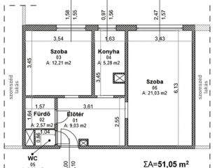 Kiadó 51 m²-estársasházi lakás XI. Kerület (Kelenföld) , Etele út: 230'000 Ft