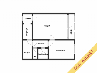 Eladó 49 m²-estársasházi lakás XI. Kerület (Őrmező) , Kérő utca: 66'900'000 Ft