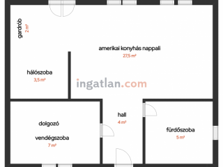 Eladó 58 m²-estársasházi lakás XI. Kerület (Sashegy) , Sashegy: 119'900'000 Ft