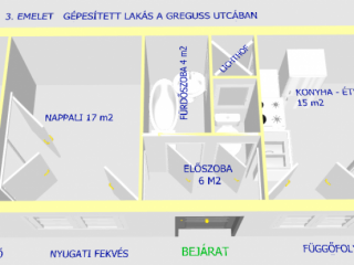 Eladó 60 m²-estársasházi lakás XII. Kerület (Krisztinaváros) , GREGUSS utca: 94'900'000 Ft