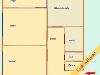 Eladó 53 m²-estársasházi lakás XIII. Kerület (Angyalföld – Fiastyúk utcai lakótelep) , Fiastyúk utca: 85'000'000 Ft