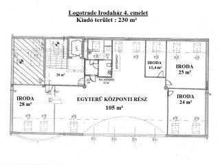 Kiadó 230 m²-esb kategóriás iroda XIII. Kerület (Angyalföld) , Röppentyű utca: 1'840 EUR