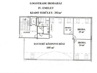 Kiadó 60 m²-esb kategóriás iroda XIII. Kerület (Angyalföld) , Röppentyű utca: 510 EUR