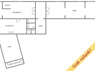 Eladó 329 m²-esüzlethelyiség utcai bejárattal XIII. Kerület (Angyalföld) , Váci út: 109'000'000 Ft