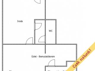 Eladó 329 m²-esüzlethelyiség utcai bejárattal XIII. Kerület (Angyalföld) , Váci út: 109'000'000 Ft