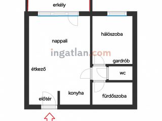 Eladó 41 m²-estársasházi lakás XIII. Kerület (Lőportár dűlő) , Lakberendezett, kiadható Szabolcs utca: 91'900'000 Ft