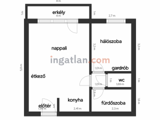 Eladó 41 m²-estársasházi lakás XIII. Kerület (Lőportár dűlő) , Lakberendezett, kiadható Szabolcs utca: 91'900'000 Ft