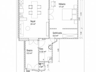 Eladó 63 m²-estársasházi lakás XIII. Kerület (Újlipótváros) , Azonnal költözhető luxuslakás eladó!: 149'000'000 Ft