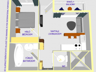 Kiadó 50 m²-estársasházi lakás XIII. Kerület (Újlipótváros) , KÁRPÁT utca: 300'000 Ft