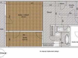 Eladó 53 m²-estársasházi lakás XIII. Kerület (Újlipótváros) , Kádár utca: 79'500'000 Ft