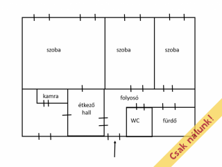 Eladó 72 m²-estársasházi lakás XIII. Kerület (Újlipótváros) , Visegrádi utca: 85'000'000 Ft