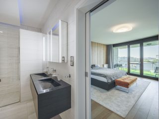 Kiadó 220 m²-estársasházi lakás XIII. Kerület (Vizafogó – Marinapart) , Marinapart: 8'800 EUR