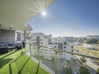 Kiadó 220 m²-estársasházi lakás XIII. Kerület (Vizafogó – Marinapart) , Marinapart: 8'800 EUR