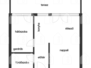 Eladó 54 m²-estársasházi lakás XIII. Kerület (Vizafogó) , Tágas teraszos, újszerű Viza utca: 89'900'000 Ft
