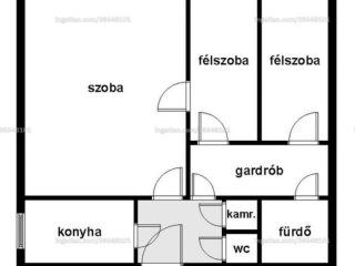 Eladó 56 m²-estársasházi lakás XIII. Kerület (Vizafogó lakótelep) , Dagály utcai lakótelep: 80'000'000 Ft