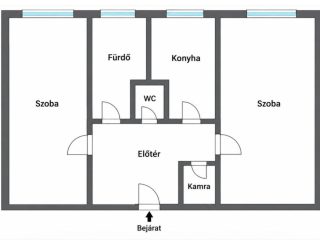 Eladó 47 m²-estársasházi lakás XIV. Kerület (Alsórákos) , Angol utca: 68'500'000 Ft