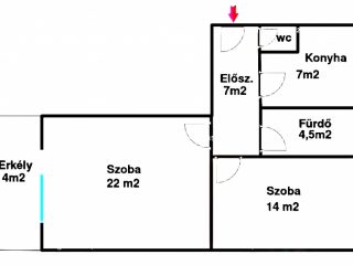 Eladó 55 m²-estársasházi lakás XIV. Kerület (Alsórákos) , Kassai utca: 68'900'000 Ft