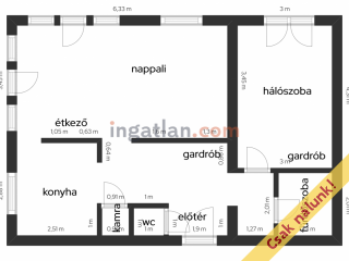 Eladó 54 m²-estársasházi lakás XIV. Kerület (Alsórákos) , Öv utcánál, Egressy út: 69'900'000 Ft