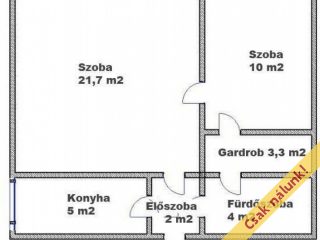 Eladó 46 m²-estársasházi lakás XIV. Kerület (Füredi lakótelep) , Ablakos konyhás, Csertő utca: 42'000'000 Ft