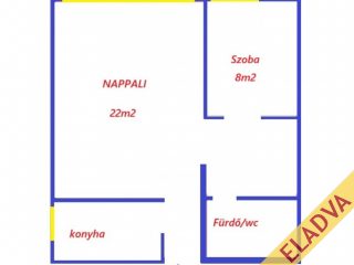 Eladó 46 m²-estársasházi lakás XIV. Kerület (Füredi lakótelep) , Felújított másfélszobás lakás a Füredin!: 62'900'000 Ft