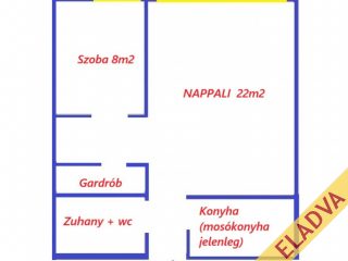Eladó 46 m²-estársasházi lakás XIV. Kerület (Füredi lakótelep) , Másfélszobás lakás eladó a Füredin!: 59'900'000 Ft