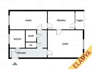 Eladó 70 m²-estársasházi lakás XIV. Kerület (Füredi lakótelep) , Vezér utca: 74'900'000 Ft