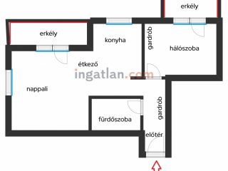 Kiadó 42 m²-estársasházi lakás XIV. Kerület (Herminamező) , Gépkocsi beállóval, Columbus utca: 280'000 Ft