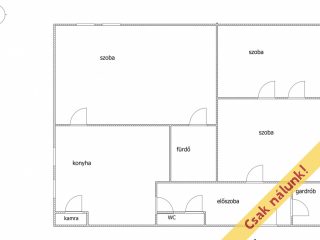 Eladó 70 m²-estársasházi lakás XIV. Kerület (Herminamező) , Herminamező: 79'900'000 Ft