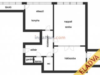 Eladó 52 m²-estársasházi lakás XIV. Kerület (Nagyzugló) , Kerepesi úti lakótelep: 54'900'000 Ft