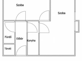 Eladó 45 m²-estársasházi lakás XIV. Kerület (Nagyzugló) , Thököly utca: 61'500'000 Ft