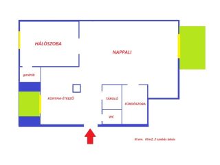 Eladó 61 m²-estársasházi lakás XIV. Kerület (Nagyzugló) , Zugló frekventált részén eladó ingatlan: 84'900'000 Ft