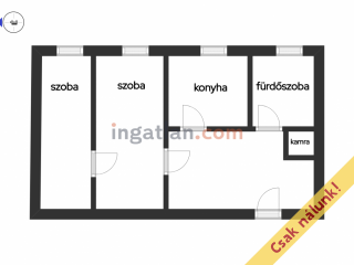 Eladó 47 m²-estársasházi lakás XIV. Kerület (Törökőr) , Hungária körút: 57'990'000 Ft
