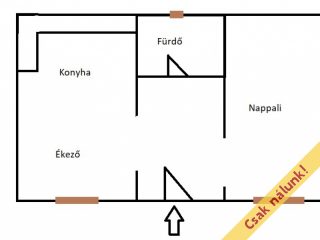 Eladó 36 m²-esházrész XIX. Kerület (Kertváros) , Jáhn F utca: 34'900'000 Ft