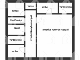 Eladó 80 m²-esházrész XIX. Kerület (Kertváros) , Kispest-kertvárosban: 50'000'000 Ft
