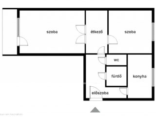 Eladó 53 m²-estársasházi lakás XIX. Kerület (Kispest) , Csokonai utca: 63'900'000 Ft