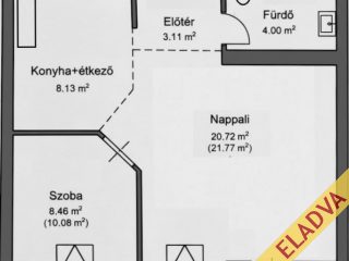 Eladó 43 m²-estársasházi lakás XIX. Kerület (Központ) , Báthory utca: 67'900'000 Ft
