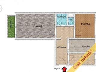 Eladó 53 m²-estársasházi lakás XIX. Kerület (Lakótelep) , Árpád utca: 57'900'000 Ft
