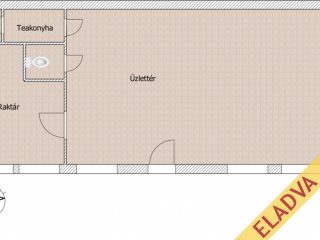 Eladó 73 m²-esüzlethelyiség utcai bejárattal XIX. Kerület (Lakótelep) , Csokonai pavilonsor: 14'900'000 Ft