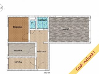Eladó 52 m²-estársasházi lakás XIX. Kerület (Lakótelep) , Fő utca: 63'900'000 Ft